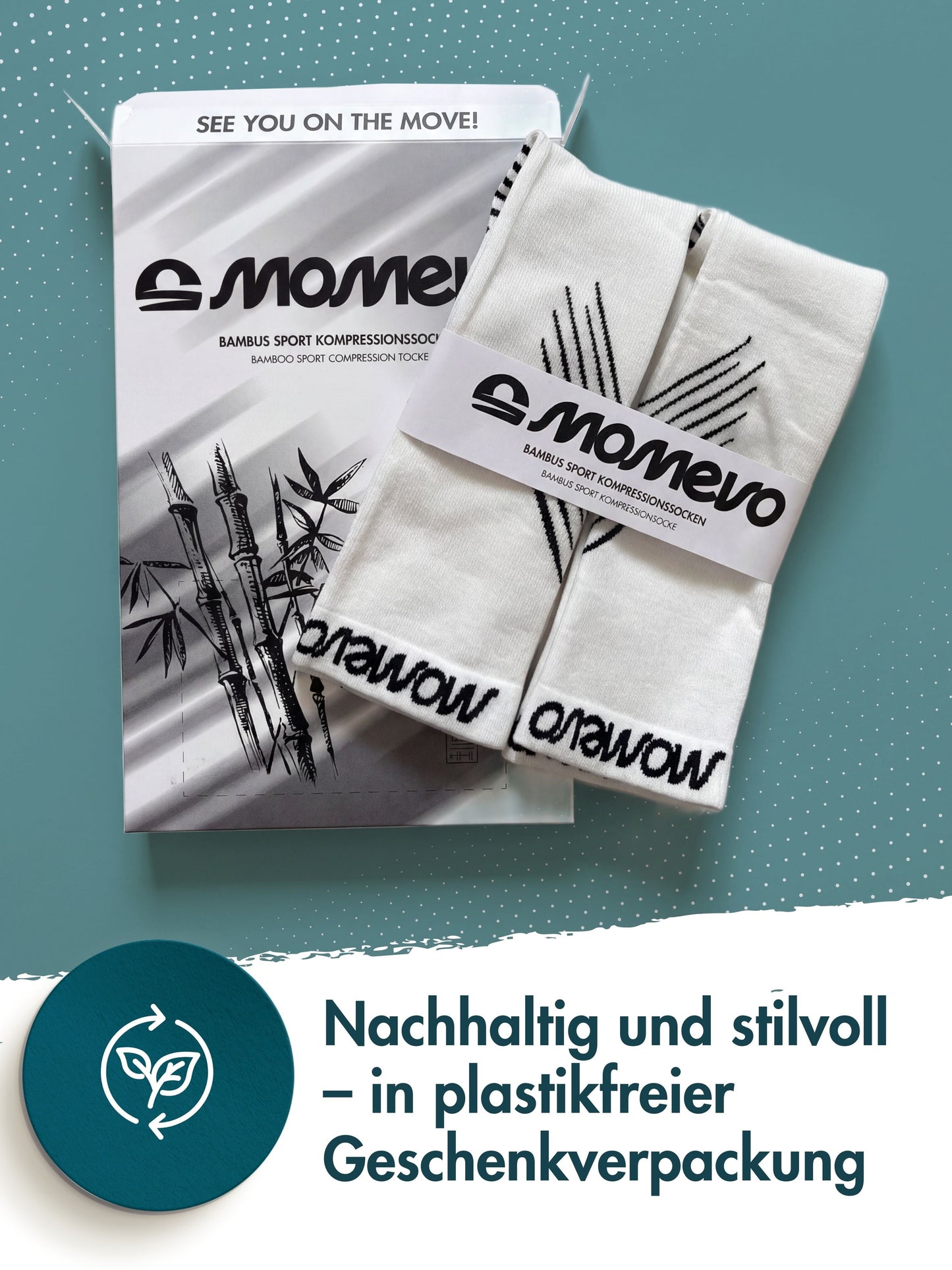 BambooSox – Sport Kompressionsstrümpfe aus zertifiziertem Bambus | 2 Paar