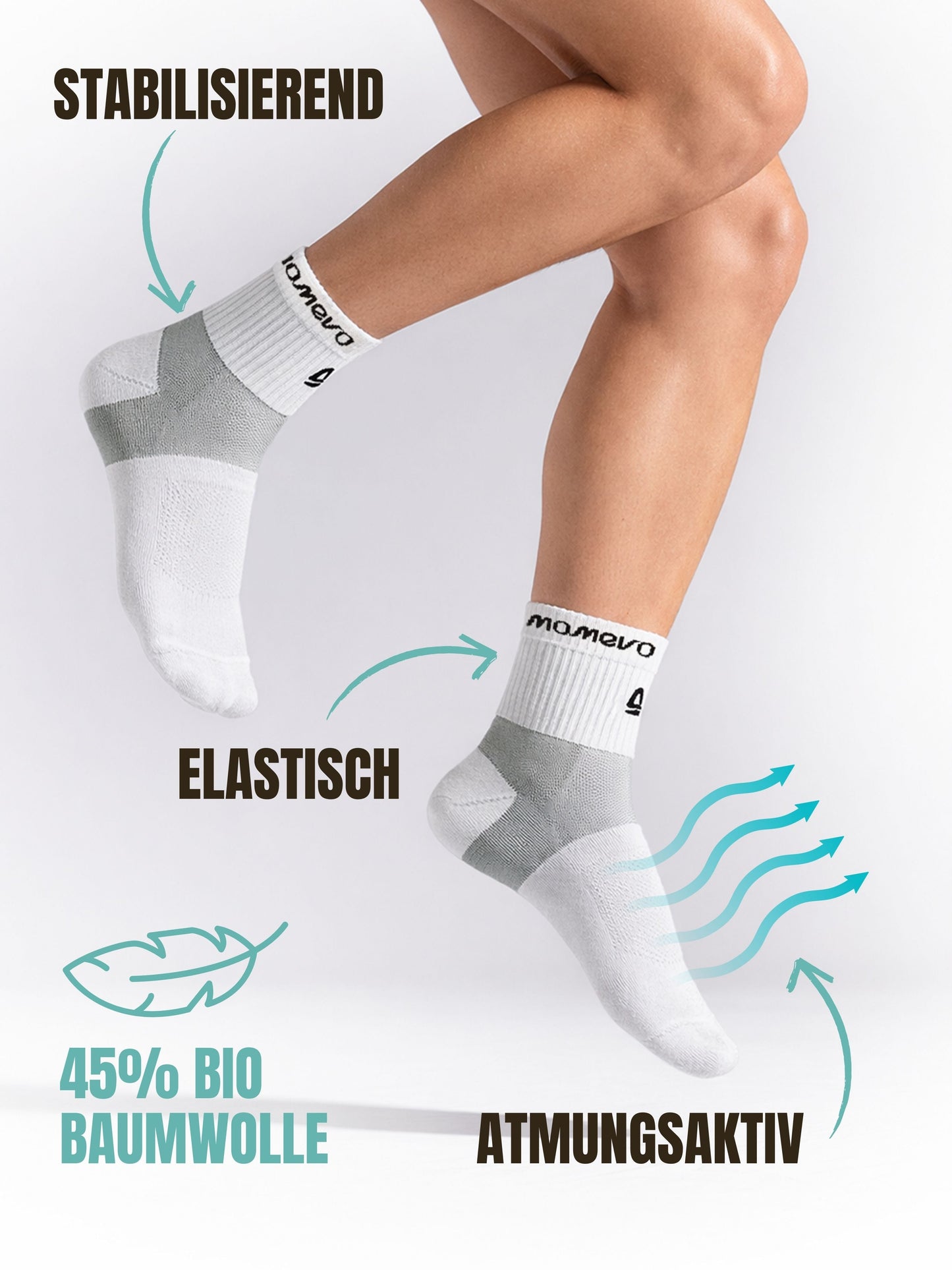 VolleySox – Premium Volleyball Socken mit Grip-Pads
