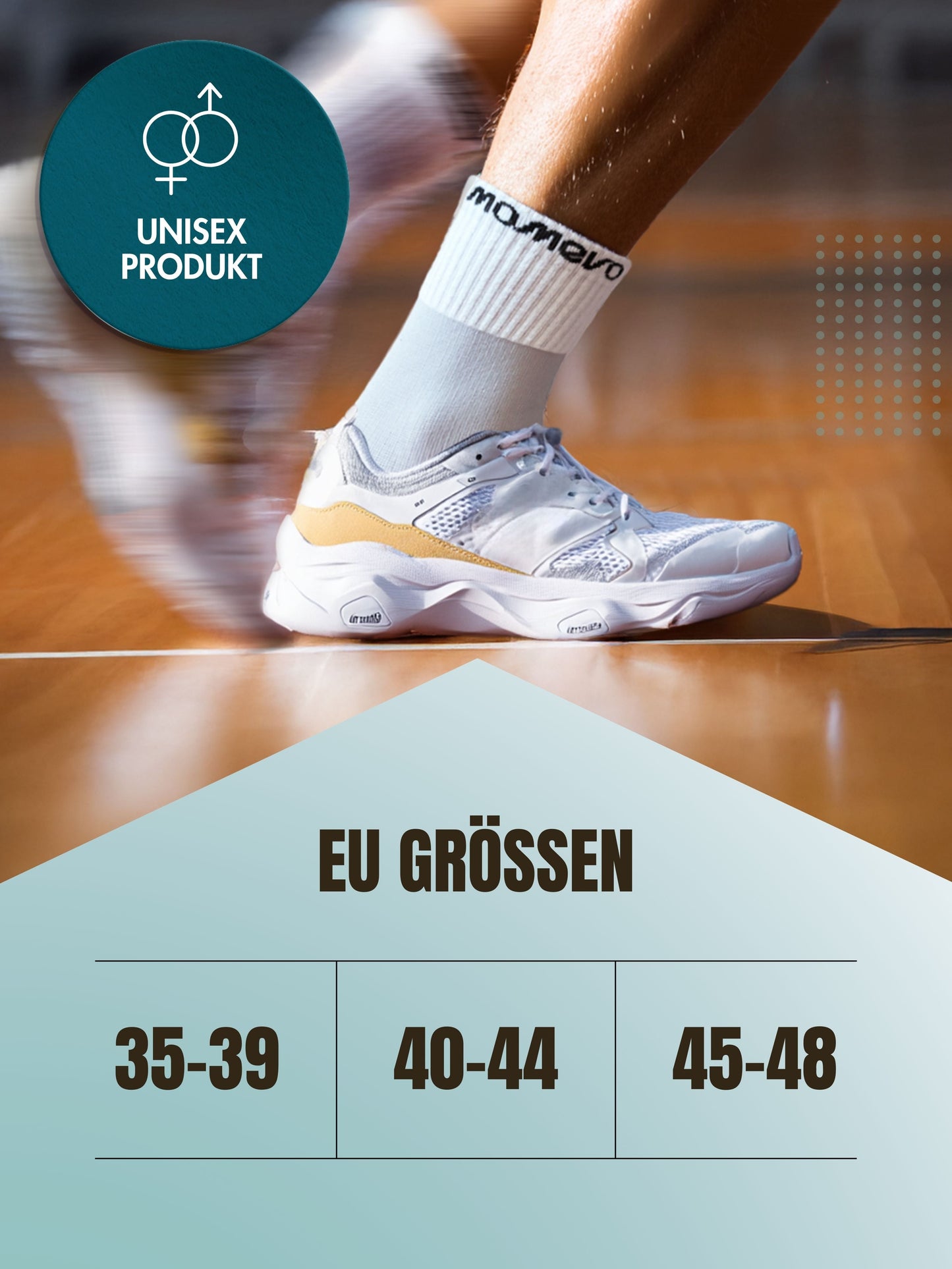 VolleySox – Premium Volleyball Socken mit Grip-Pads