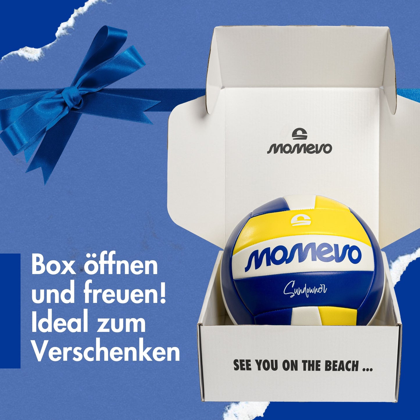 Sundowner Beachvolleyball Set mit Ballpumpe