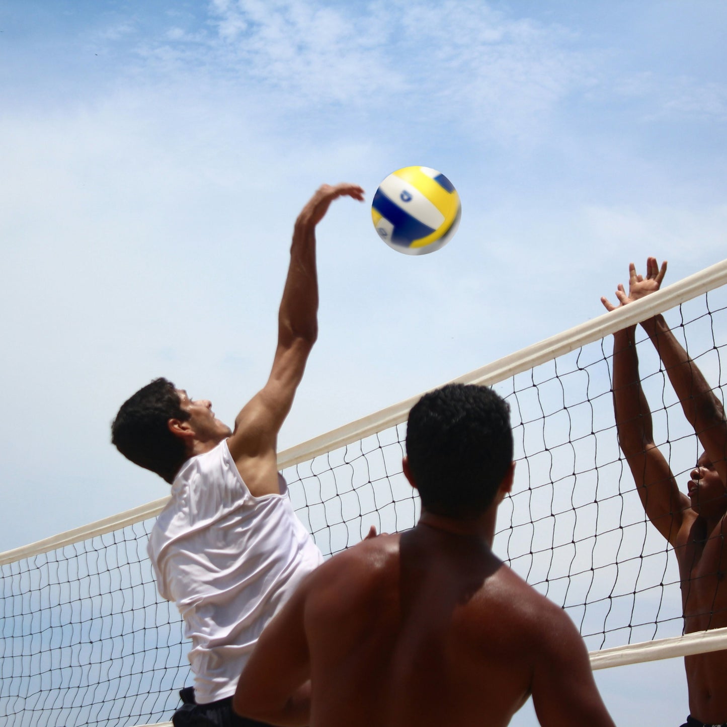Sundowner Beachvolleyball Set mit Ballpumpe