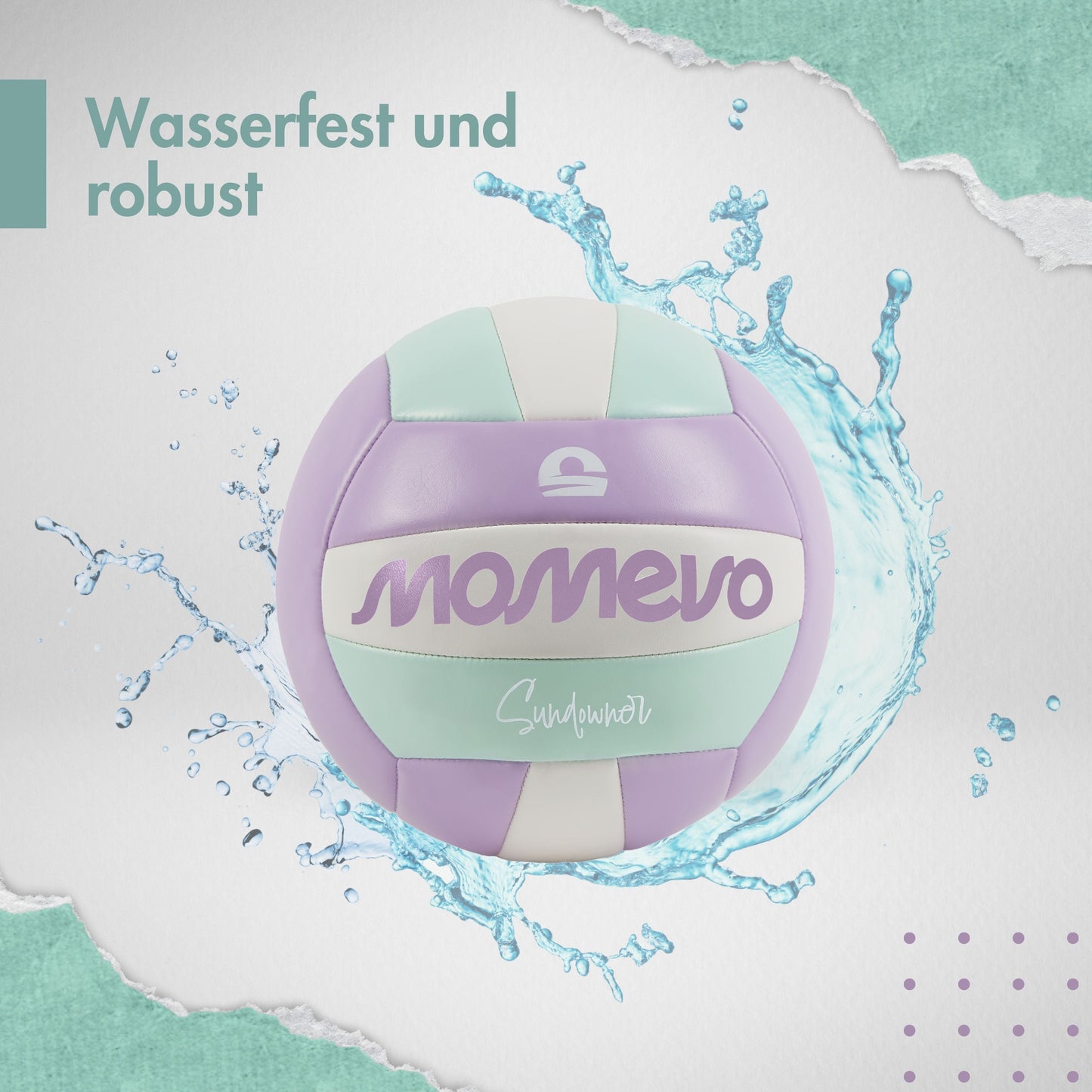 Sundowner Beachvolleyball Set mit Ballpumpe